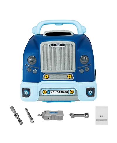 Hongge Mechanic Engine Repair Electric Screwdriver 60-Piece Playset, Ages 3+