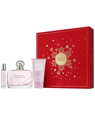 Estee Lauder 3-Piece Beautiful Magnolia Perfume Spray + Body Lotion Gift Set
