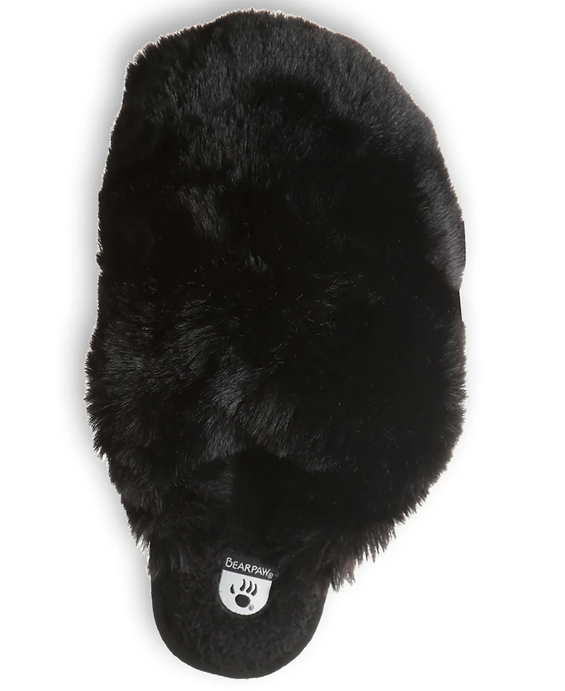 Bearpaw Women's Silkie Faux Fur Plush Slip-On Slippers