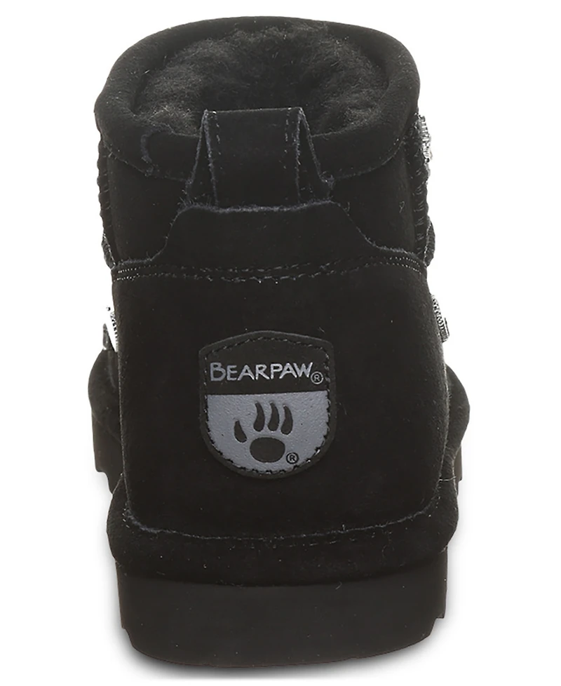 Bearpaw Women's Shorty Nova Studded Pull-On Ankle Booties