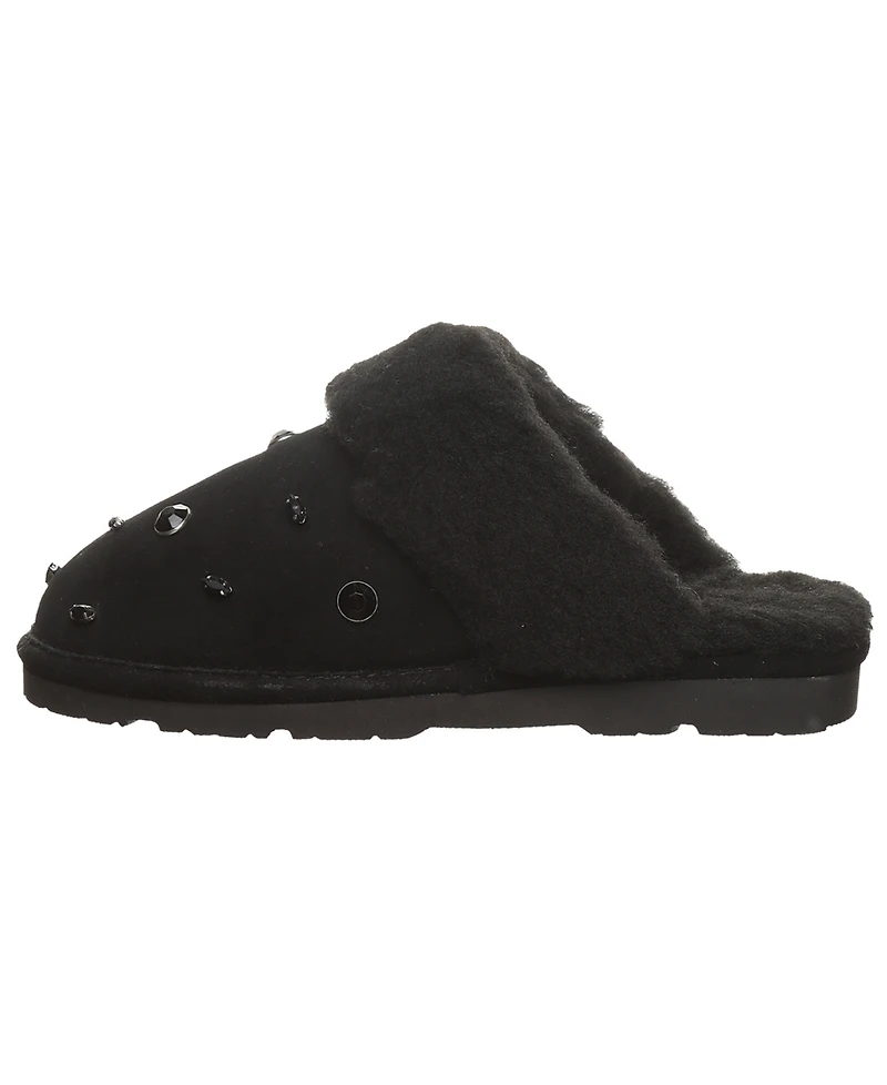 Bearpaw Women's Loki Nova Embellished Suede Scuff Slippers