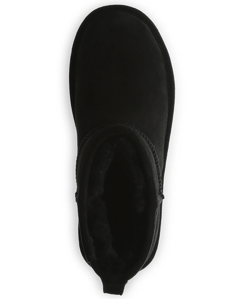Bearpaw Women's Shorty Round Toe Suede Booties