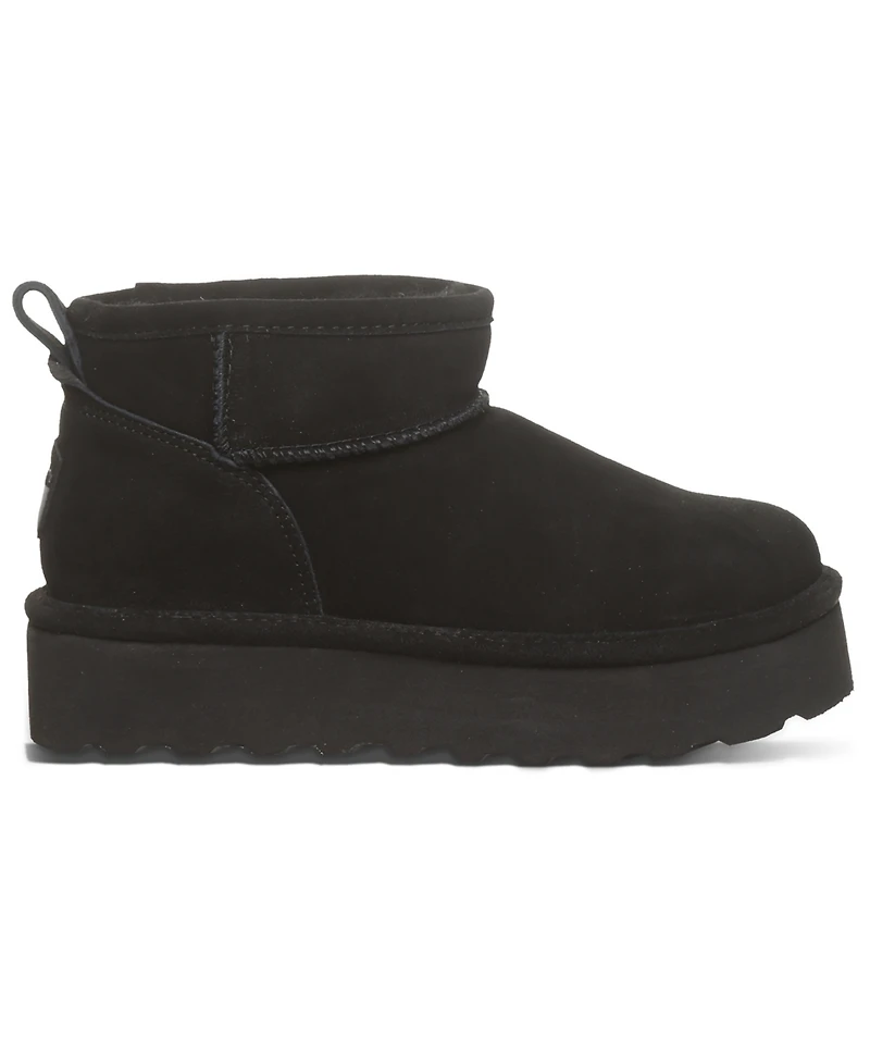 Bearpaw Women's Retro Shorty Platform Pull-On Ankle Boots
