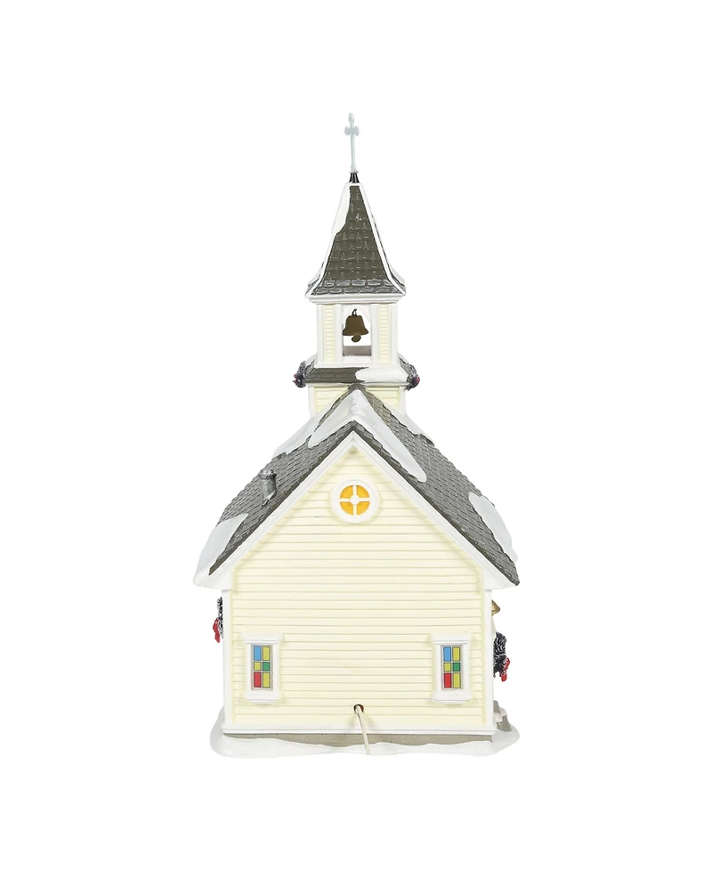 Department 56 Snow Village Holy Family Light-Up Church, Set of 2