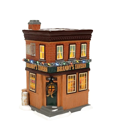 Department 56 Snow Village Brandy's Tavern Light-Up House Figurine