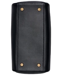 Karl Lagerfeld Paris Perette Barrel Leather Small Crossbody Handbag