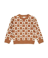 Sweet Wink Baby Boys Pumpkin Checkers Sweater