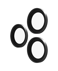 Zagg Glass Elite Tempered Glass 3-Piece Camera Lens Protection Rings, Compatible with Apple iPhone 15 Pro, 16 Pro, and 17 Pro