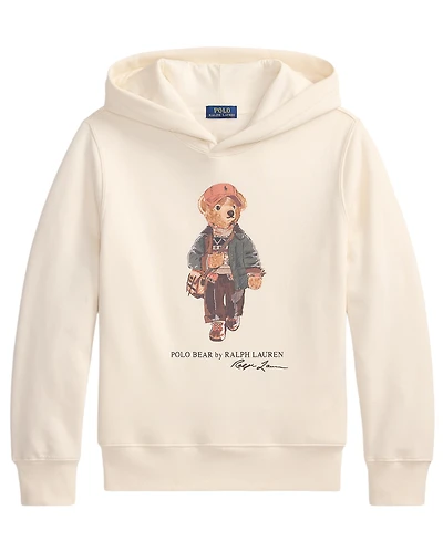 Polo Ralph Lauren Boys' 8-20 Bear Graphic Hooded Sweatshirt