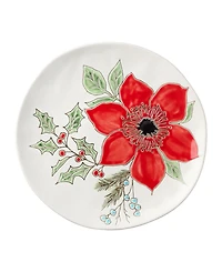 Certified International Festive Blooms Dinner Plates, Set of 4