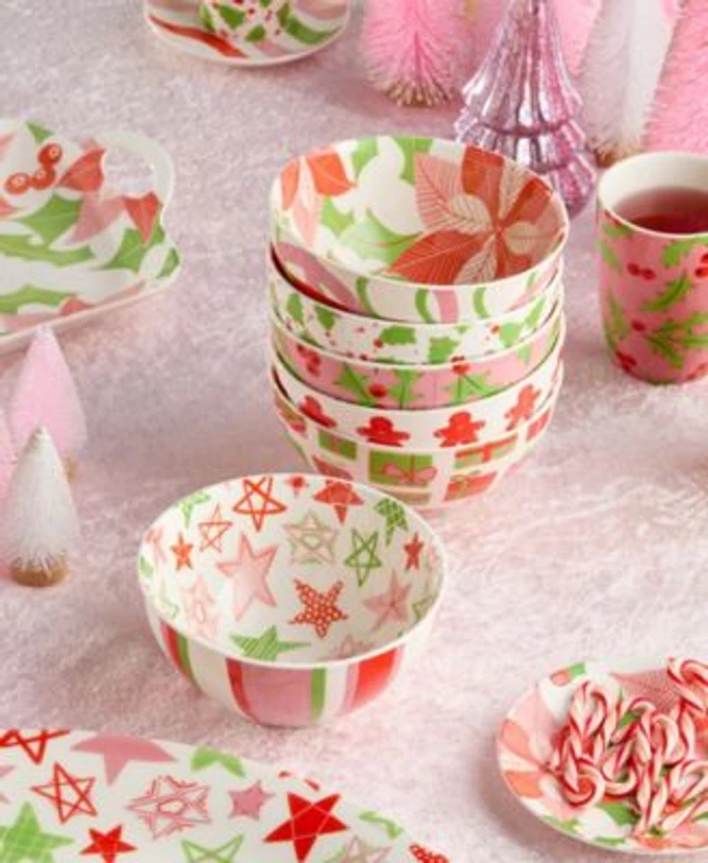 Certified International Scarlet Ribbon Dinnerware Collection