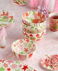 Certified International Scarlet Ribbon Dinnerware Collection