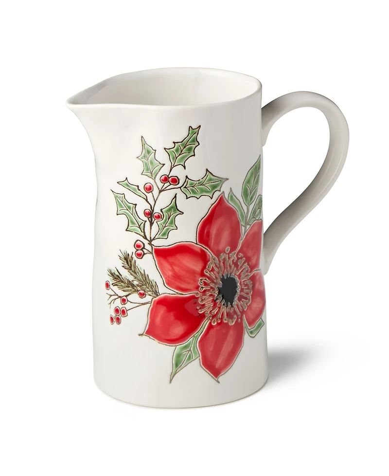 Certified International Festive Blooms Pitcher