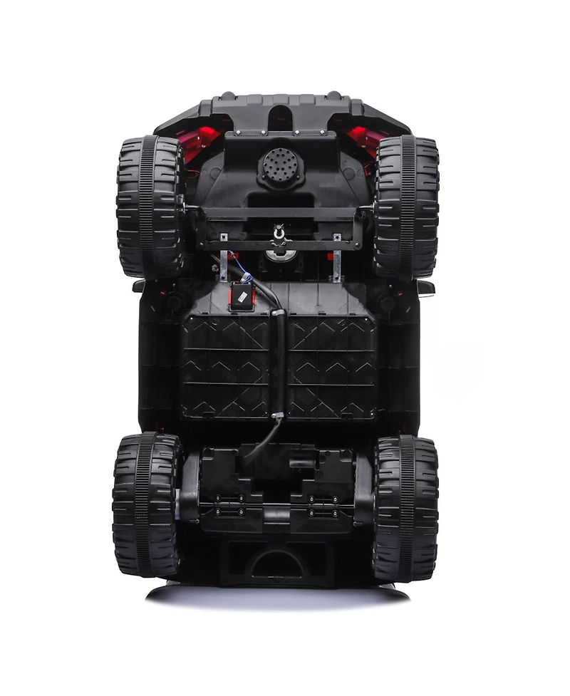Yobtop Kids 12V Ride-On Car with Remote Control, 2 Motors & Music, Ages 3+