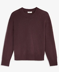 On 34th Women's Cashmere Crewneck Relaxed-Fit Sweater, Macy's Exclusive
