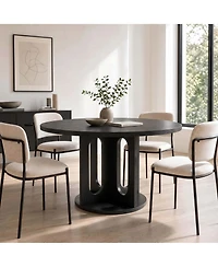 Gaomon 47" Round Dining Table for 4-6