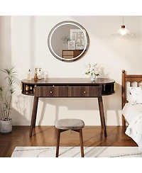 Gaomon 55-Inch Office Desk with 2 Drawers