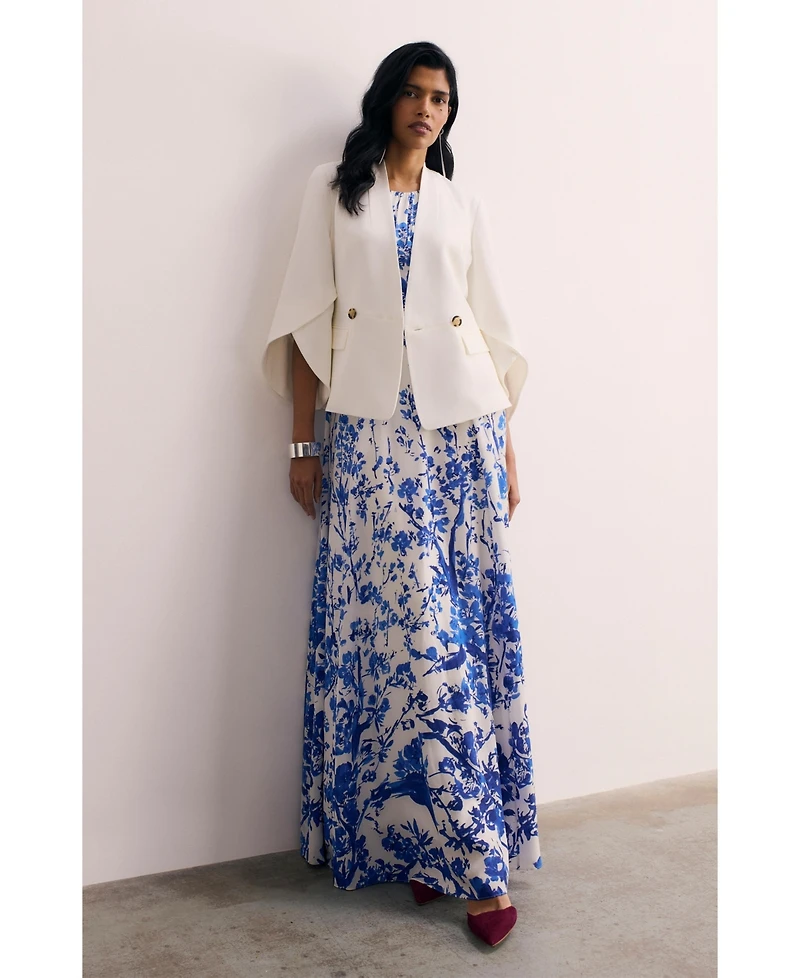 The Fold Women's Signature Draped Cape Blazer