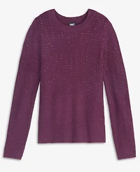 I.n.c. International Concepts Women's Rhinestone Rib Sweater, Macy's Exclusive