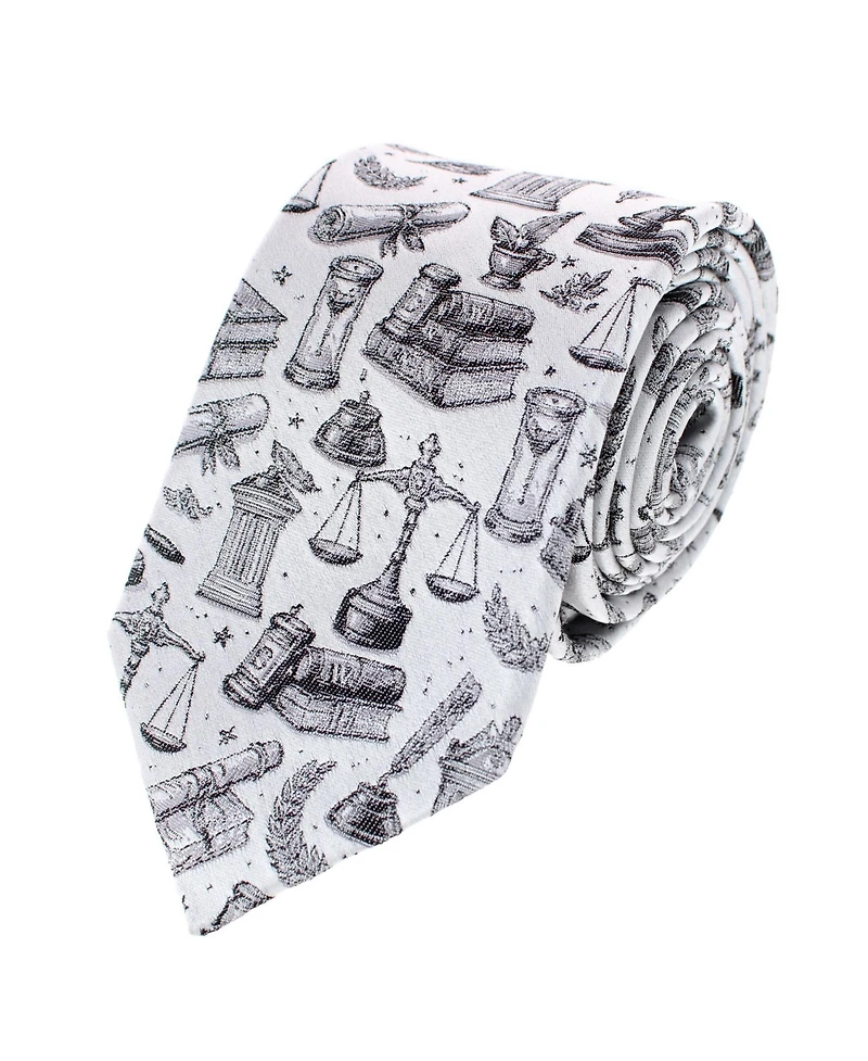 Trafalgar Men's Esquire Law Silk Novelty Necktie
