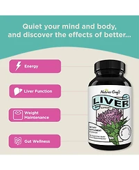 Liver Support Supplement, Support Gut Health, Nature's Craft, 60ct.