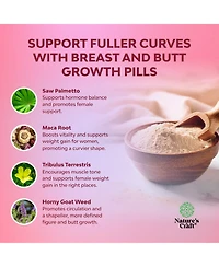 Nature's Craft G-Curve Botanical Support Capsules - Epimedium Extract, Muira Puama & Maca Root - Advanced Herbal Formula for Women - Easy to Swallow