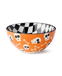 Certified International Halloween Pad Print Bowls, Set of 6