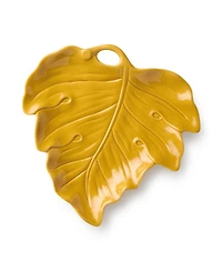Certified International Autumn Meadows Leaf Platters, Set of 2