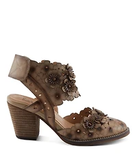 L'Artiste Women's Distinction Pump with Ankle Strap