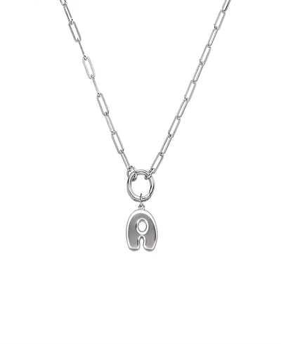 Oak & Luna Bubble Up Initial Necklace - Sterling Silver