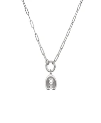 Oak & Luna Bubble Up Initial Necklace - Sterling Silver