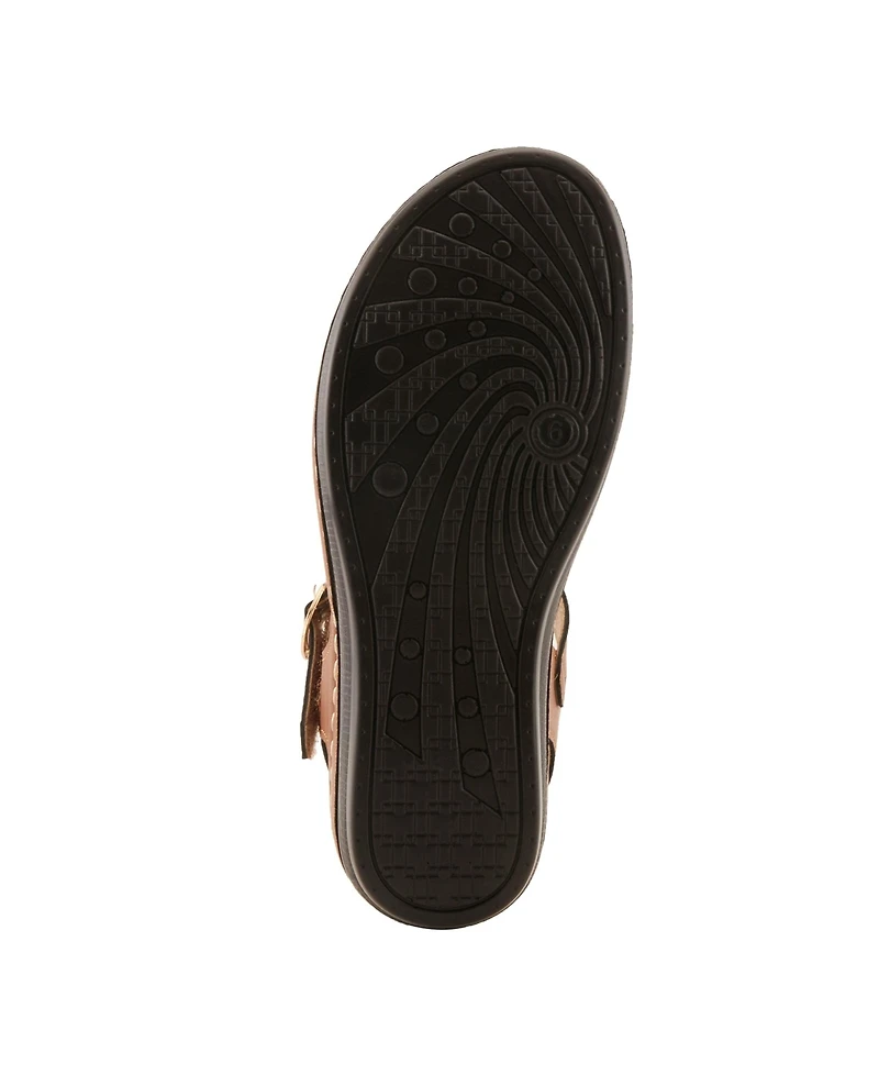 Patrizia Women's Wedge Sandal with Adjustable Strap