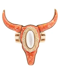Barse Longhorn Orange Sponge Coral Golden Ring