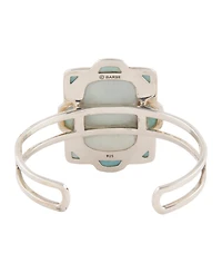 Barse Scenic Beach Blue Larimar and Silver Cuff Bracelet