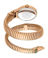 Roberto Cavalli Women's Serpente Ornato Quartz Ip Stainless Steel Bracelet Watch