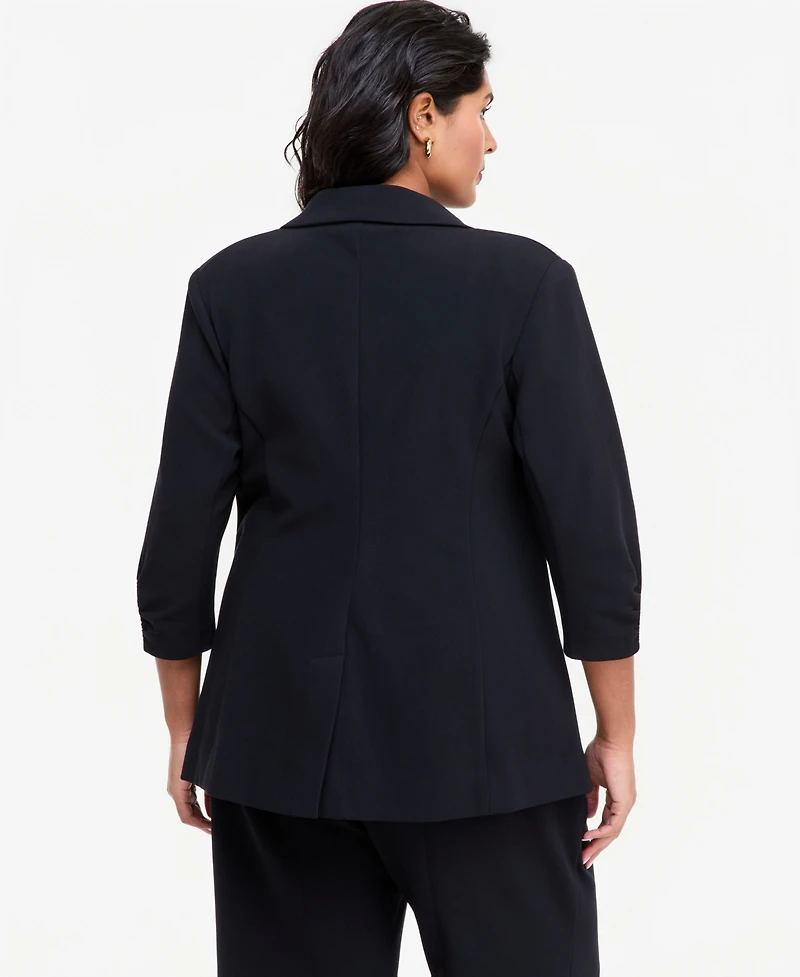 I.n.c. International Concepts Plus Stretch 3/4-Sleeve Blazer, Macy's Exclusive
