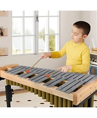 Hongge 32-Note Aluminum Marimba Featuring Lockable Rolling Stand