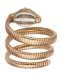 Just Cavalli Women's Glam Chic Quartz Ip Rose Stainless Steel Bracelet Watch