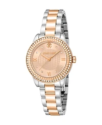 Roberto Cavalli Women's Glam Quartz Stainless Steel Bracelet Watch