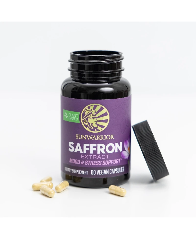 Sunwarrior Saffron Extract Capsules, Mood and Cognitive Support, , 60 Capsules