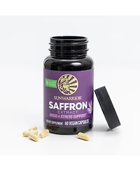 Sunwarrior Saffron Extract Capsules, Mood and Cognitive Support, , 60 Capsules