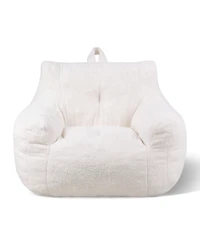 Slickblue 3 Ft Memory Foam Bean Bag Chair with Armrests and Pocket