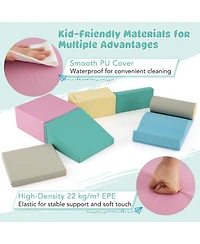 Hongge Infant Soft Foam 7-Piece Climbing Block Set
