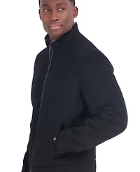 Michael Kors Men's Wool Hipster Trimmed Collar Jacket