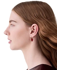 kate spade new york Heart & Spade Cubic Zirconia Huggies Earrings