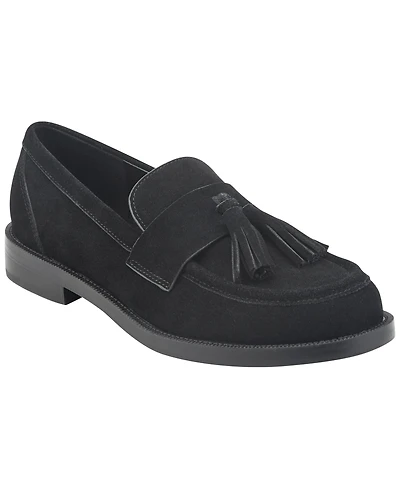 Marc Fisher Ltd Women's Tifani Suede Tassels Slip-On Loafers