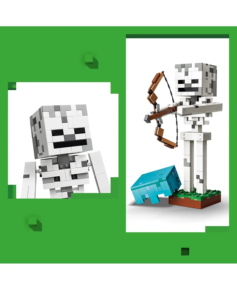 Lego Minecraft The Skeleton 21594 502-Piece Building Set, Ages 10+