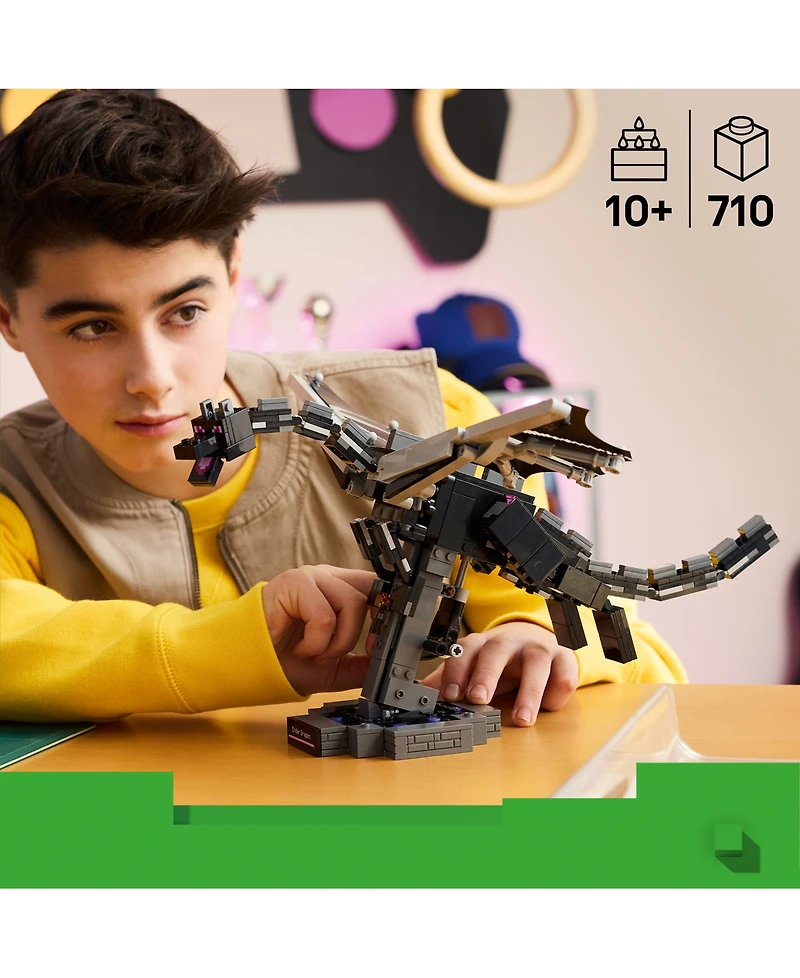 Lego Minecraft The Ender Dragon 21595 710-Piece Building Set, Ages 10+