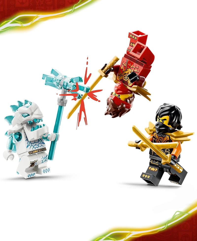 Lego Ninjago Kai and Cole's Combiner Vehicles 71864 394-Piece Building Set, Ages 7+