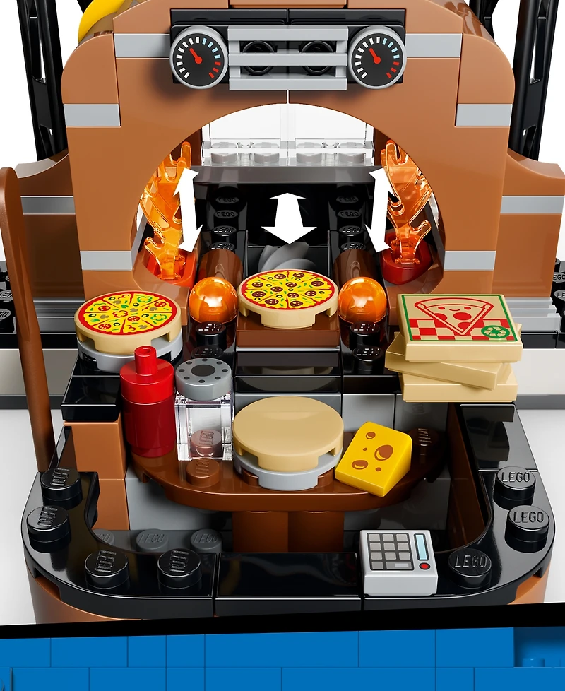 Lego City Pizza Delivery Experience with Vehicles 60496, 494-Piece Building Set, Ages 6+